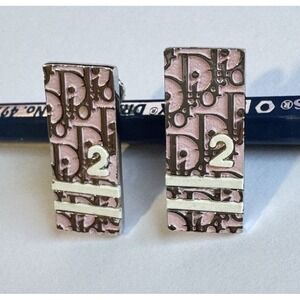 Christian Dior Vintage Y2K Pink  Trotter Earrings